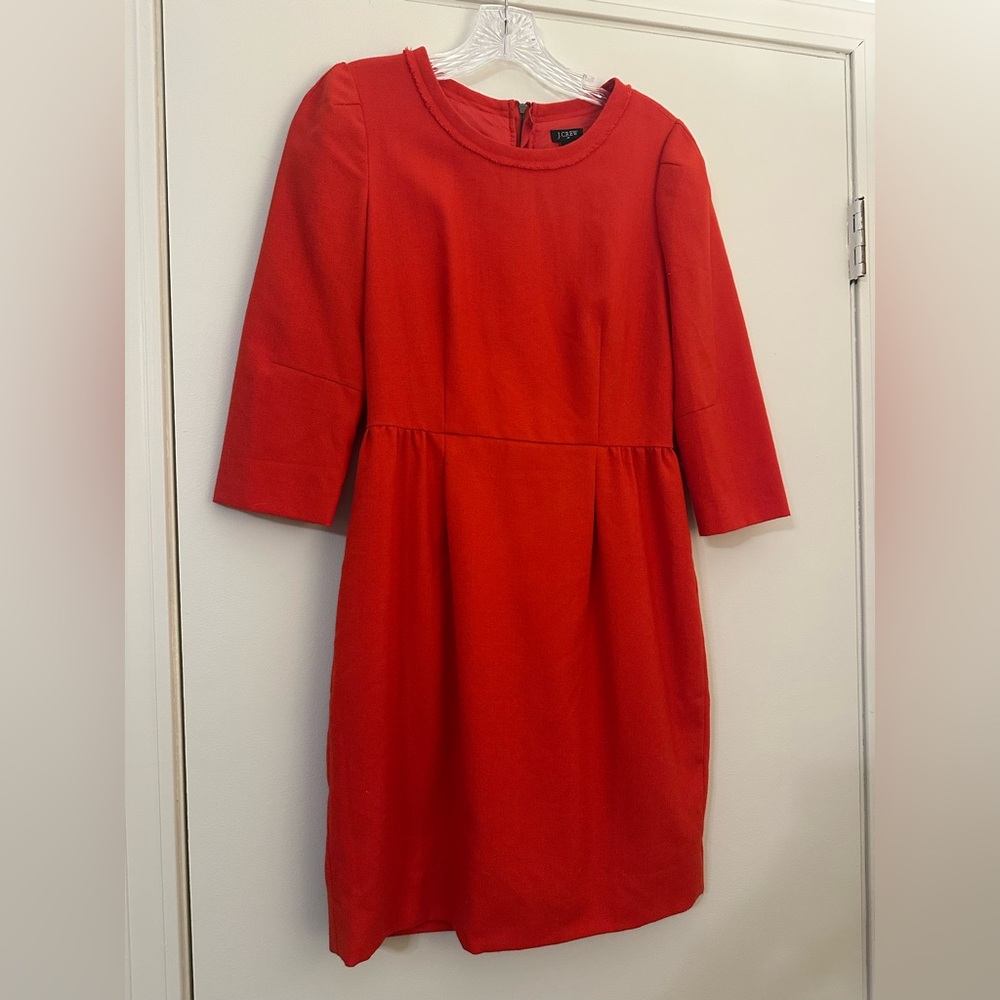 Red Women's Dress J.Crew